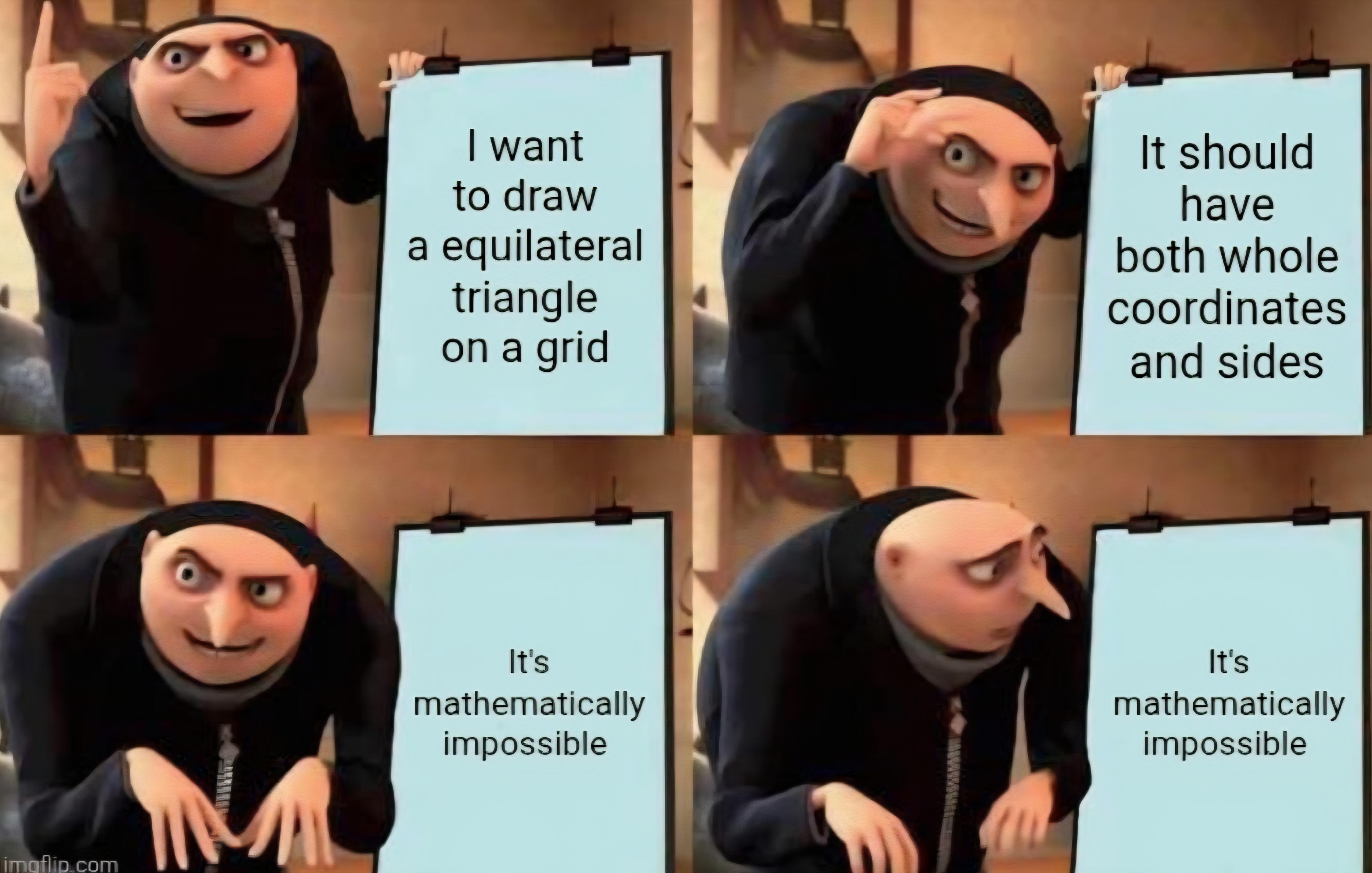 The Equilateral Triangle Conspiracy