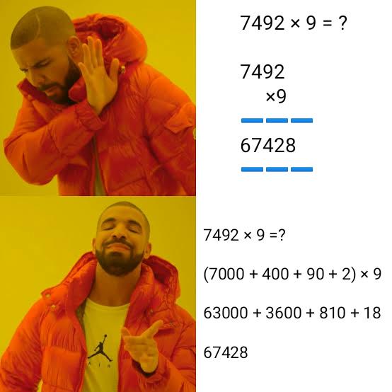 When Traditional Multiplication Is Too Much Drama, Just Break Them Down Like A Pro