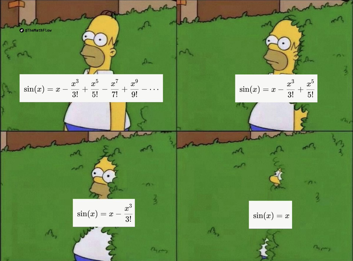 Neglecting The Higher Terms