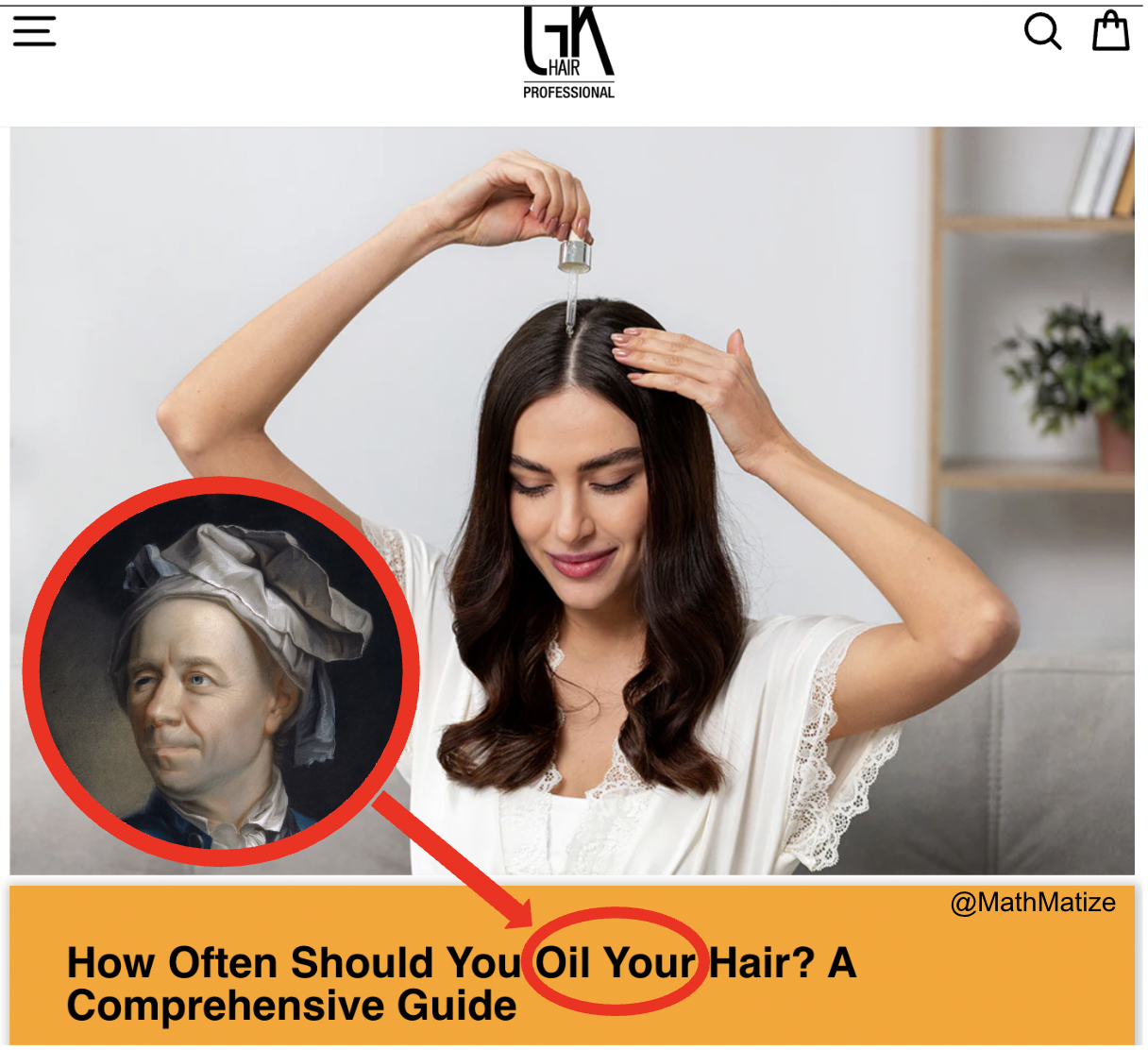 Euler's Formula For Perfect Hair
