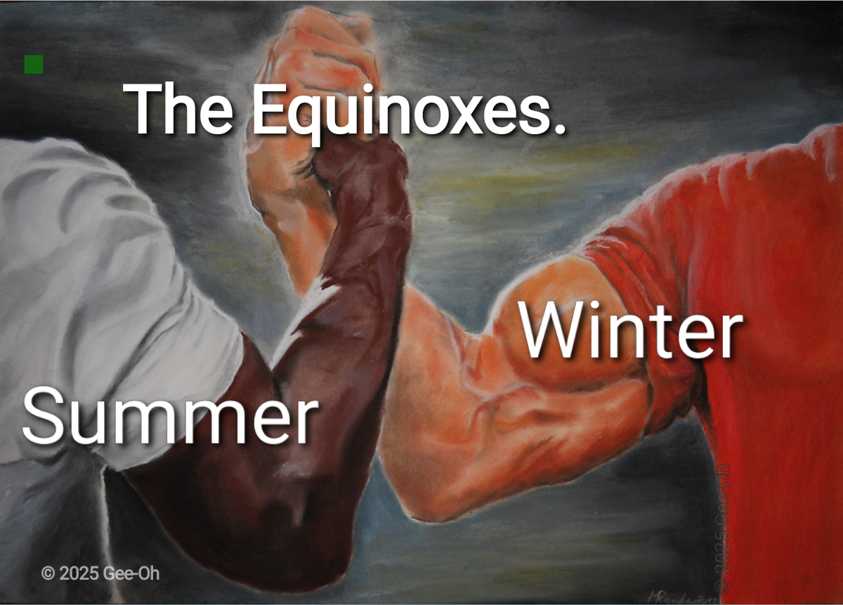 The Cosmic Handshake: When Seasons Meet
