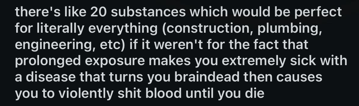The Perfect Substance's Fatal Flaw