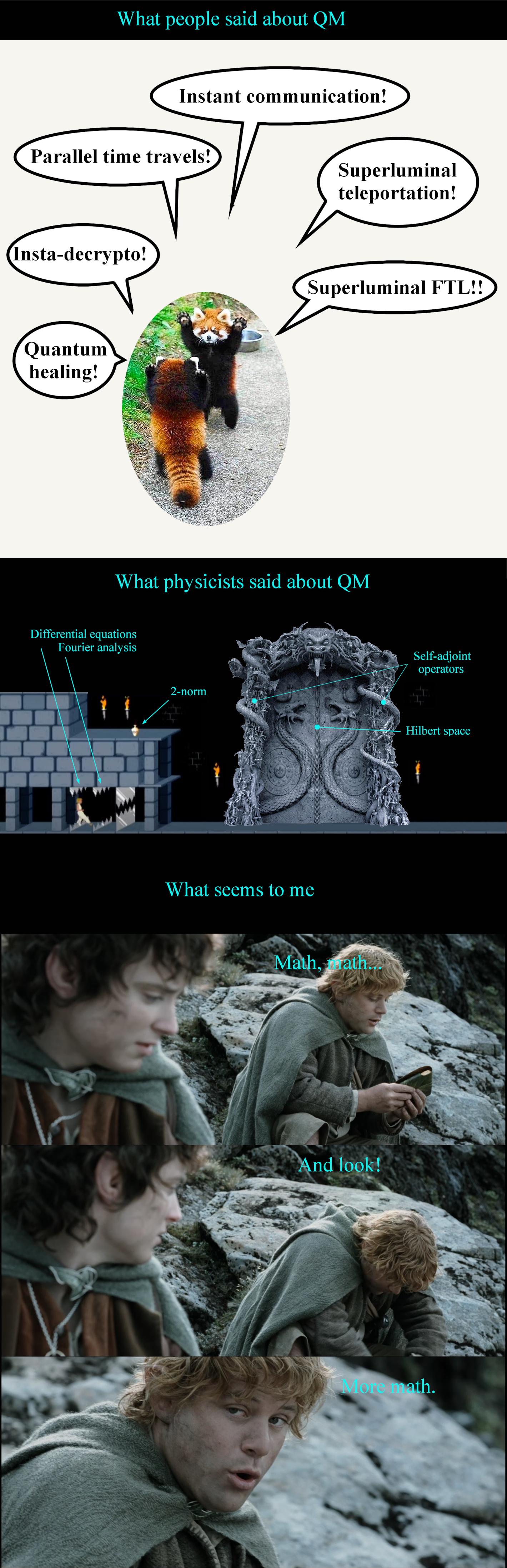 What People Think Quantum Mechanics Is Vs. Reality