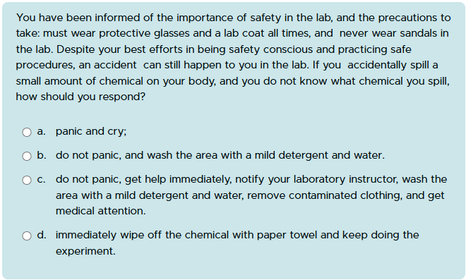 One Of The Pre-Lab Questions
