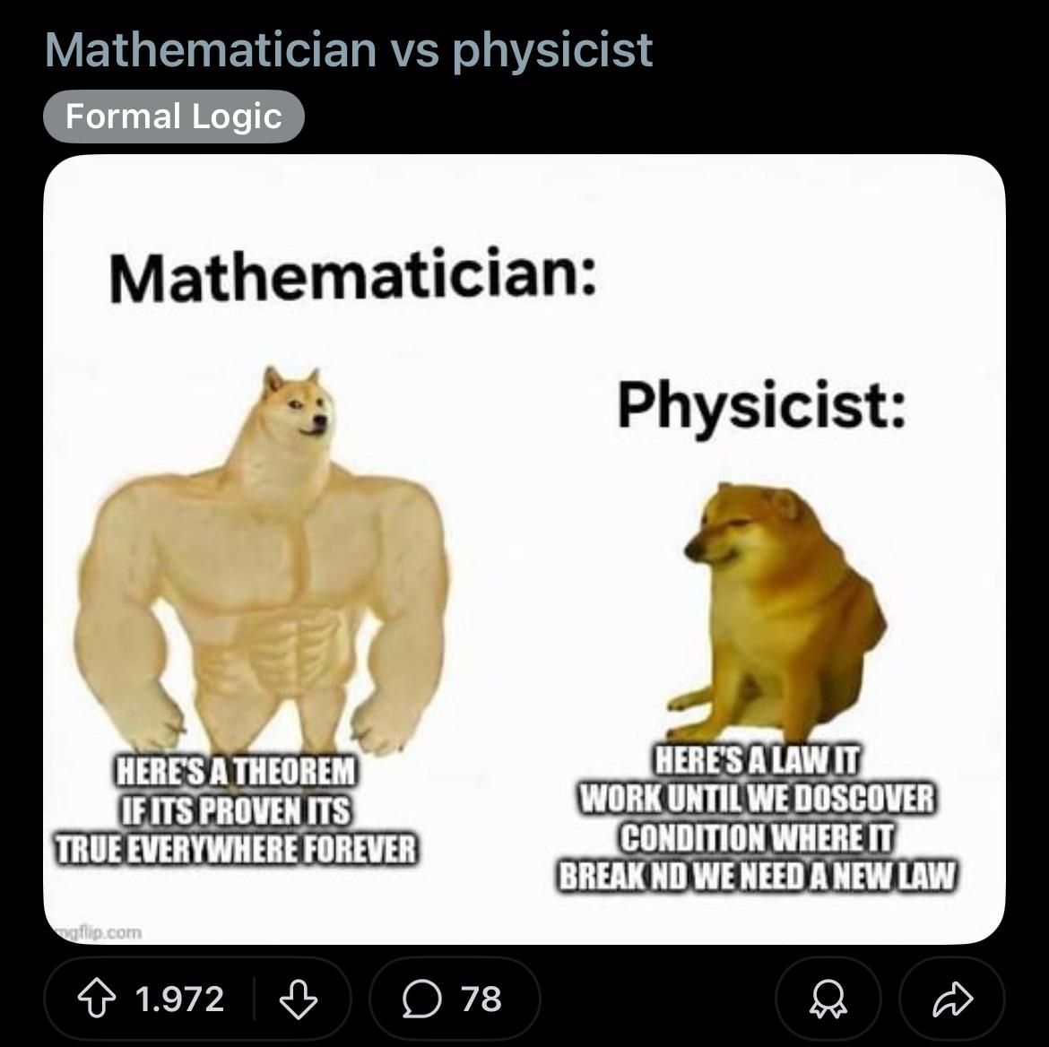Mathematician Vs Physicist: The Eternal Truth Showdown