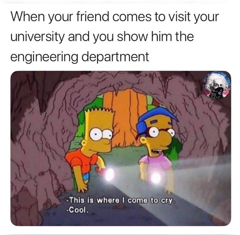 The Engineering Department's Secret Crying Caves