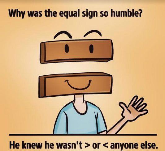 The Humble Equality Sign