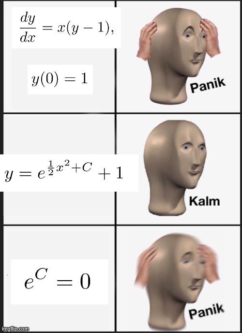 The Differential Equation Emotional Rollercoaster