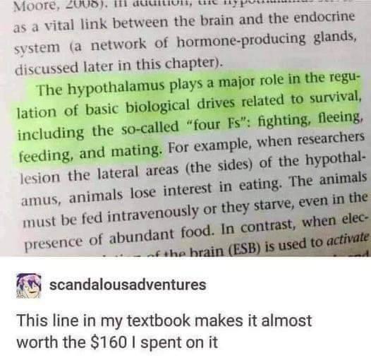 The Four F's Of Survival: Textbook Edition