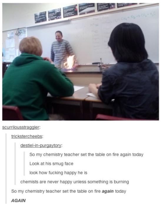 The Pyromaniac's Teaching Certificate