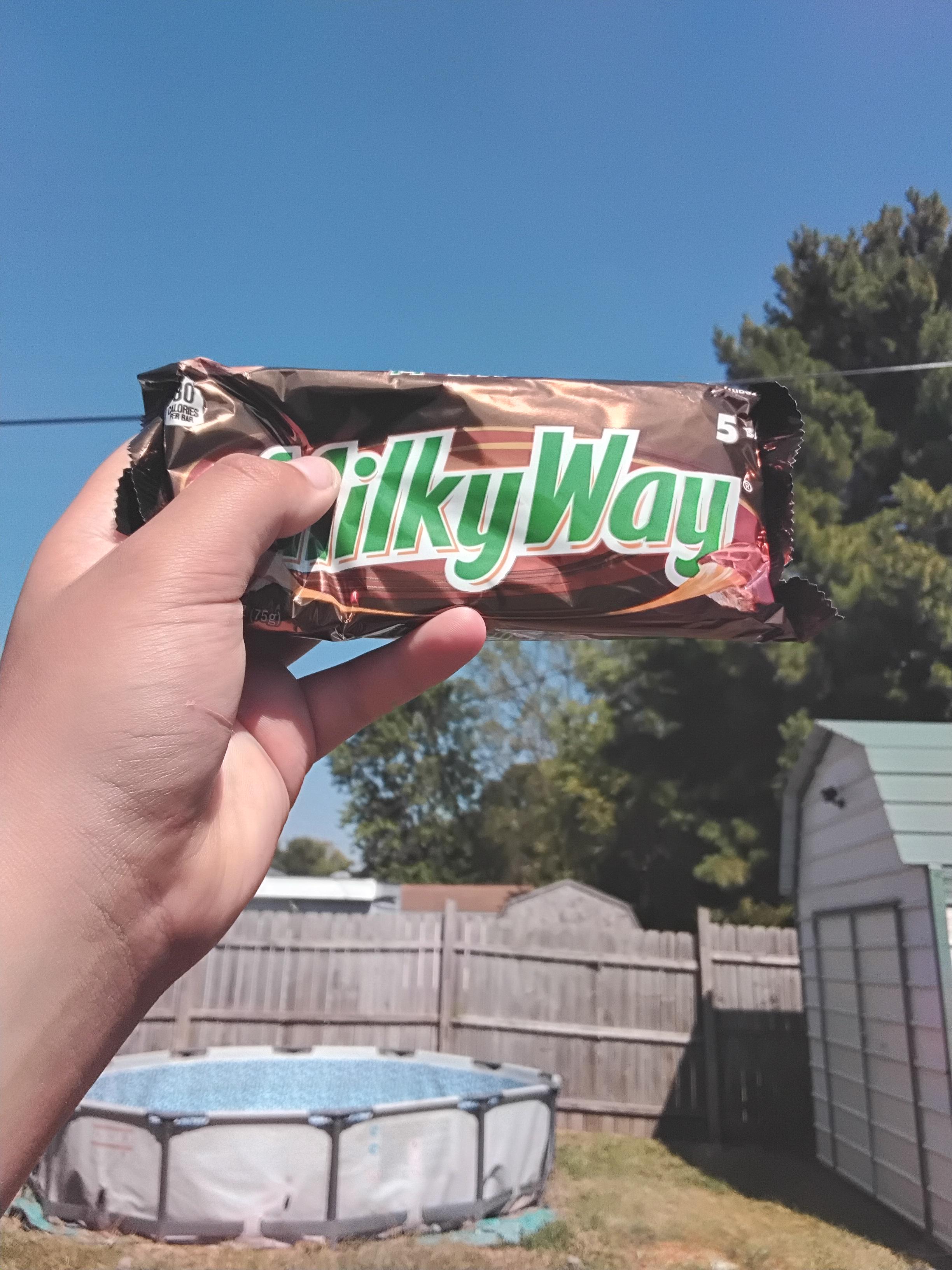 Milky Way Viewed From Backyard