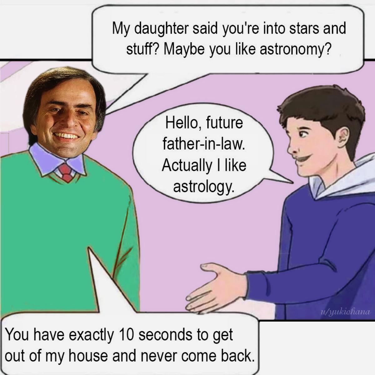 When You Date The Daughter Of Carl Sagan