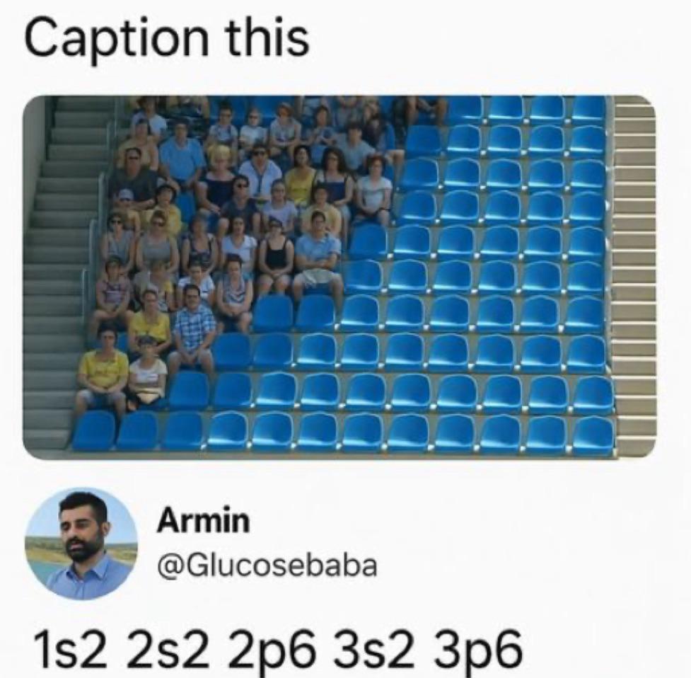 No Cap(tion Needed): The Noble Gas Seating Arrangement