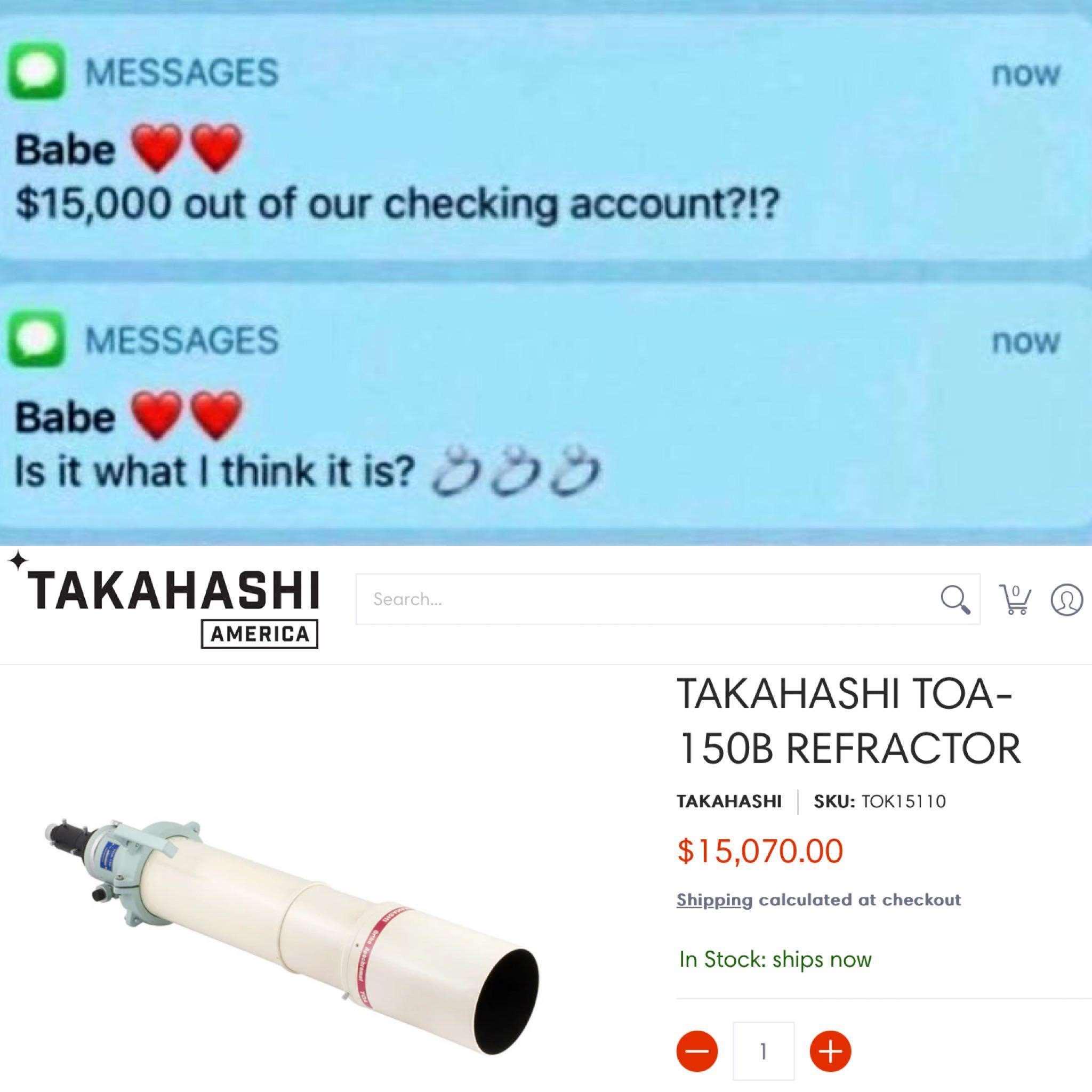 When Your Astronomical Passion Meets Your Bank Account