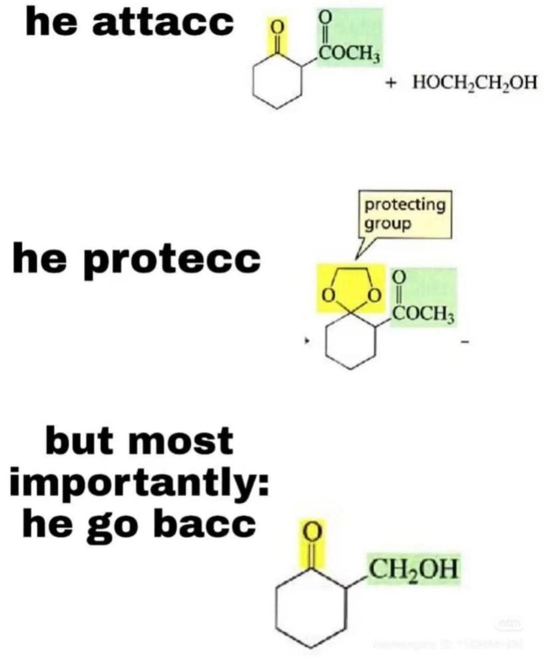 Protecc That Functional Group