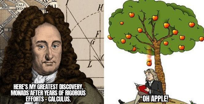 Leibniz Didn't Need No Apple!