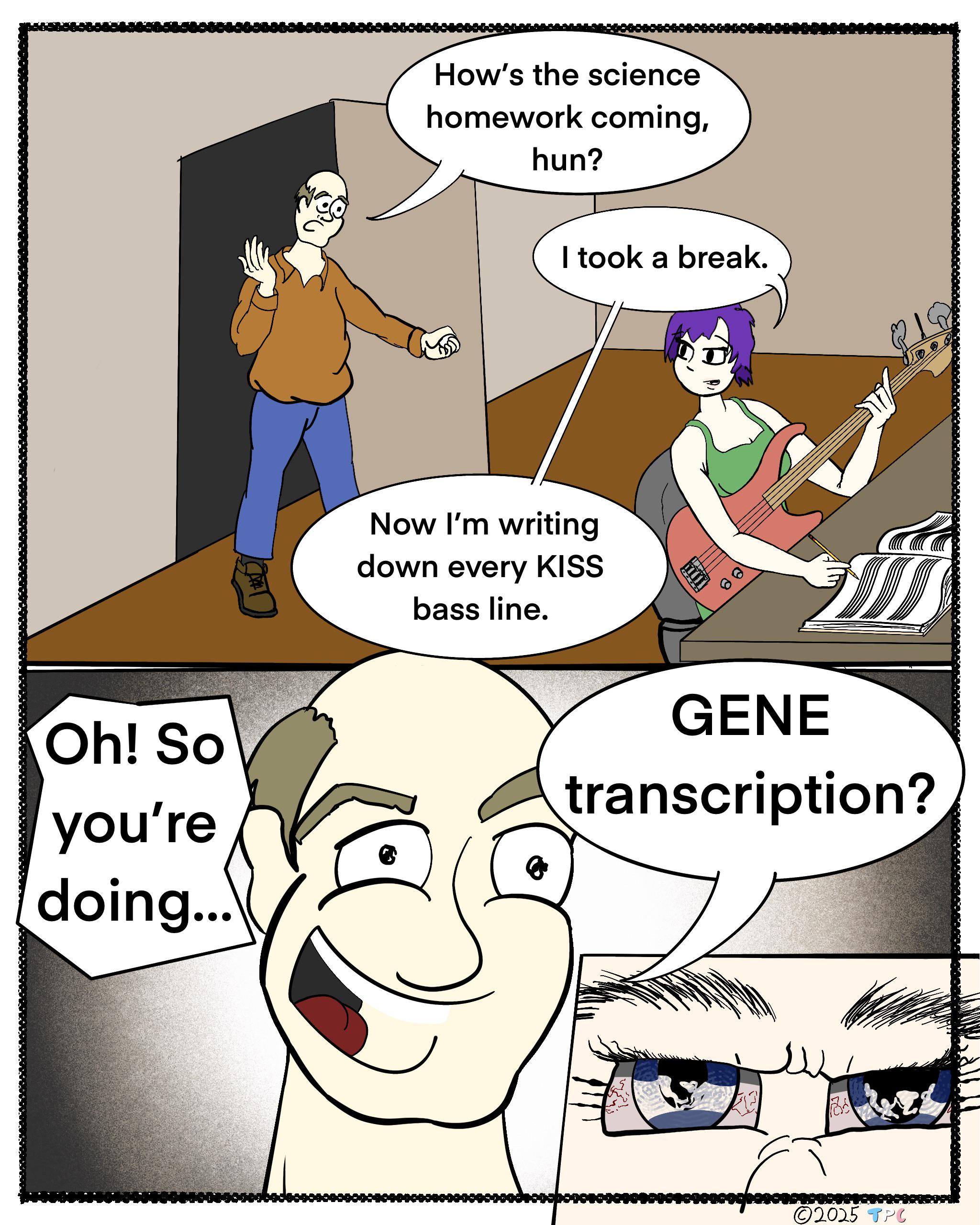 The Gene Transcription Rock Band