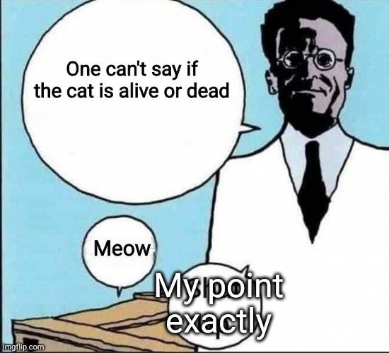 Biblically Accurate Schrödinger's Cat