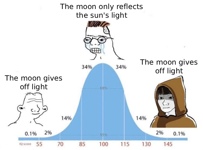 The Bell Curve Of Lunar Luminosity Understanding
