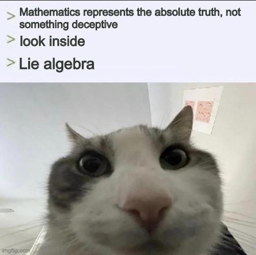 The Truth About Lie Algebra