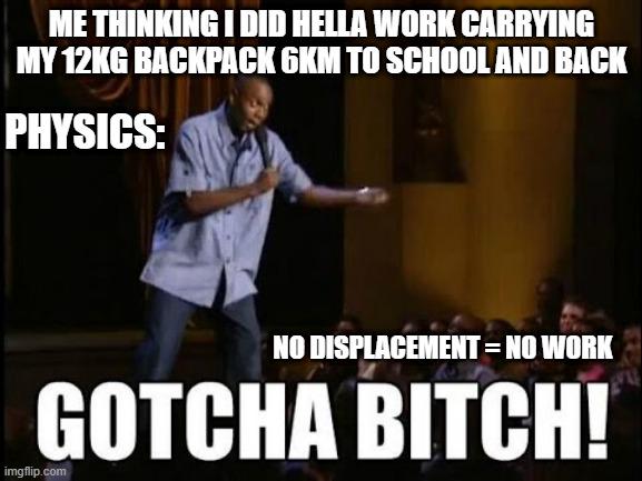 Physics Doesn't Care About Your Backpack Struggles