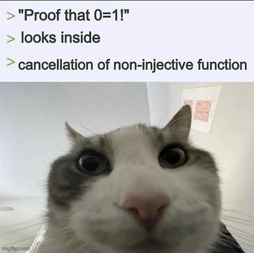 The Mathematical Blasphemy Face