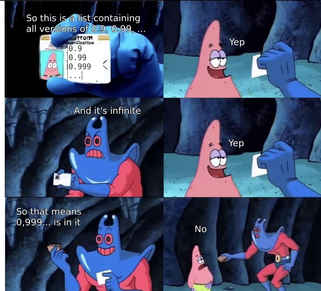 It Just Isn't (But Mathematically It Is)