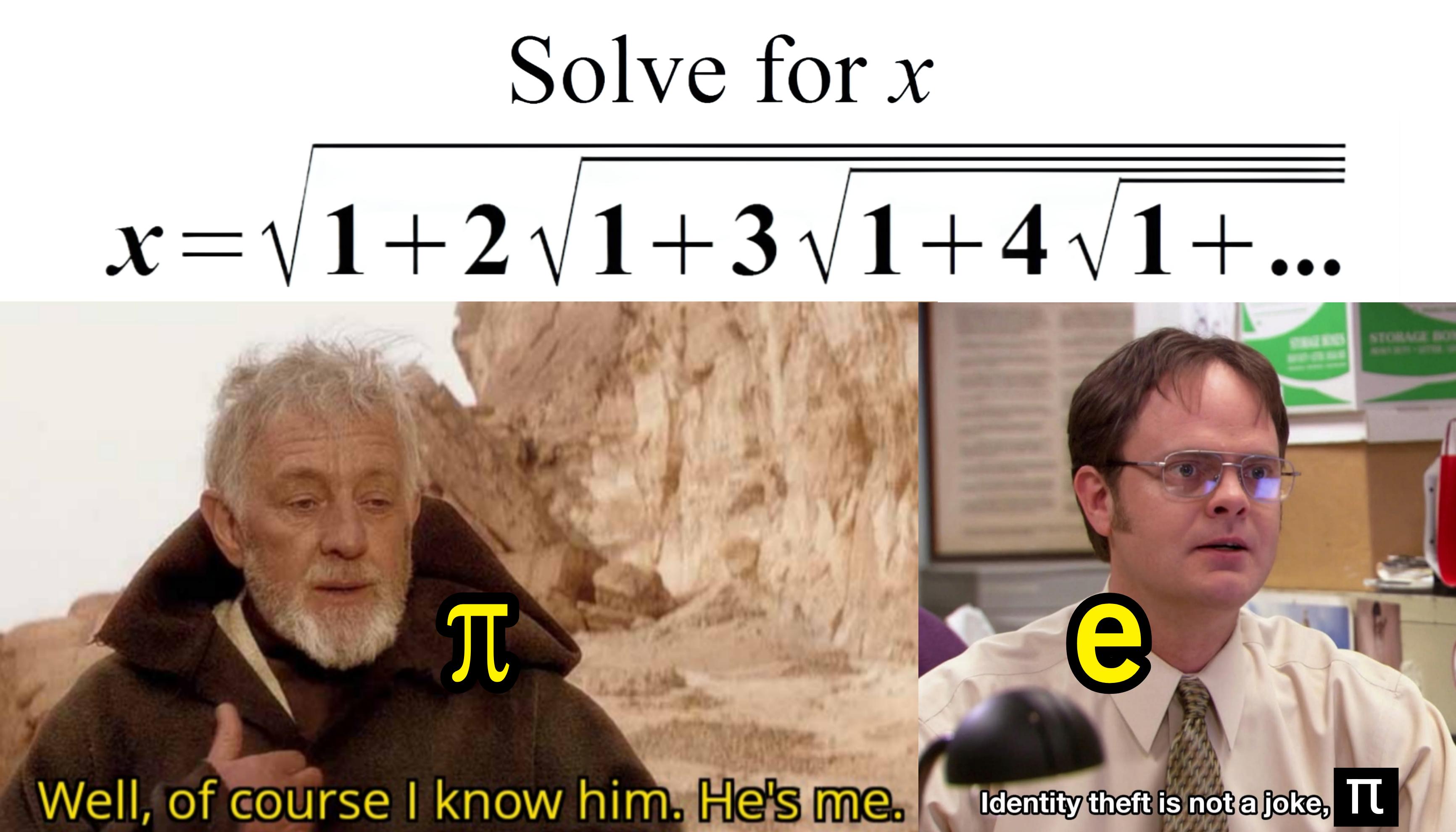 The Great Mathematical Identity Theft