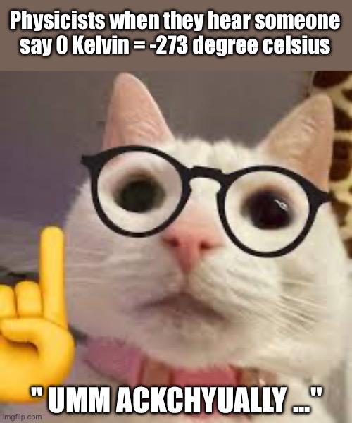 Actually It's -273.15 Celsius