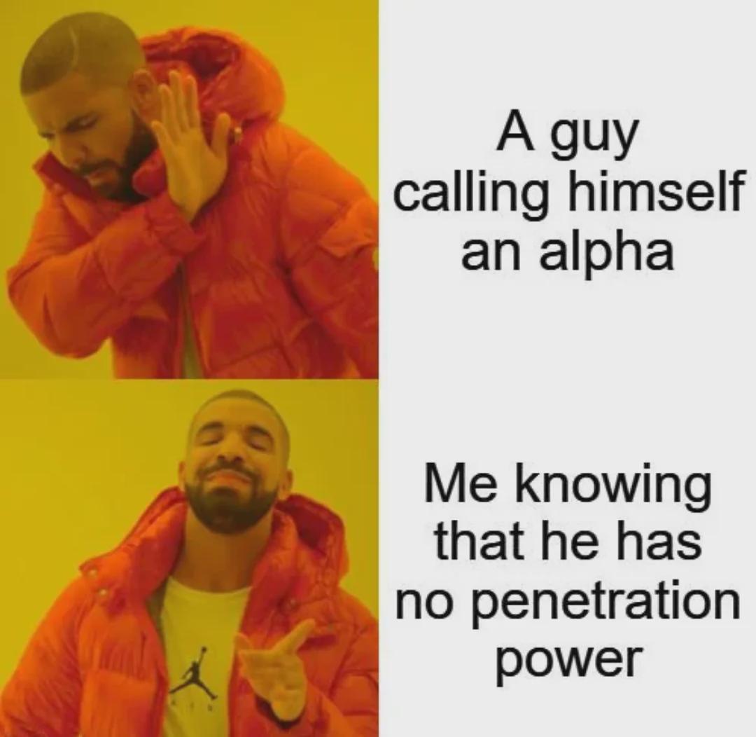 Alpha Males Vs Alpha Particles