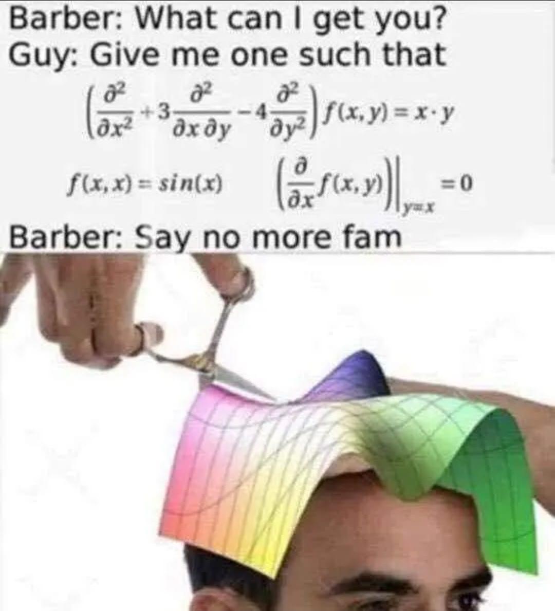 The Differential Equation Haircut
