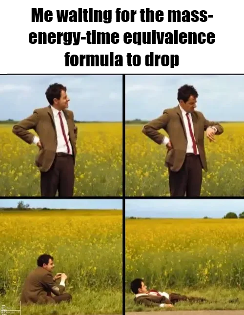 I'm Sure Time's Related To It In More Than One Way