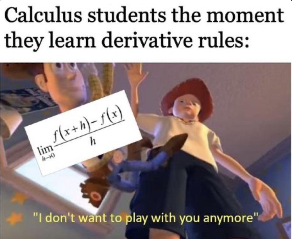 The Great Derivative Liberation