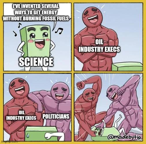 Science Gets Bodyslammed By The Fossil Fuel Tag Team