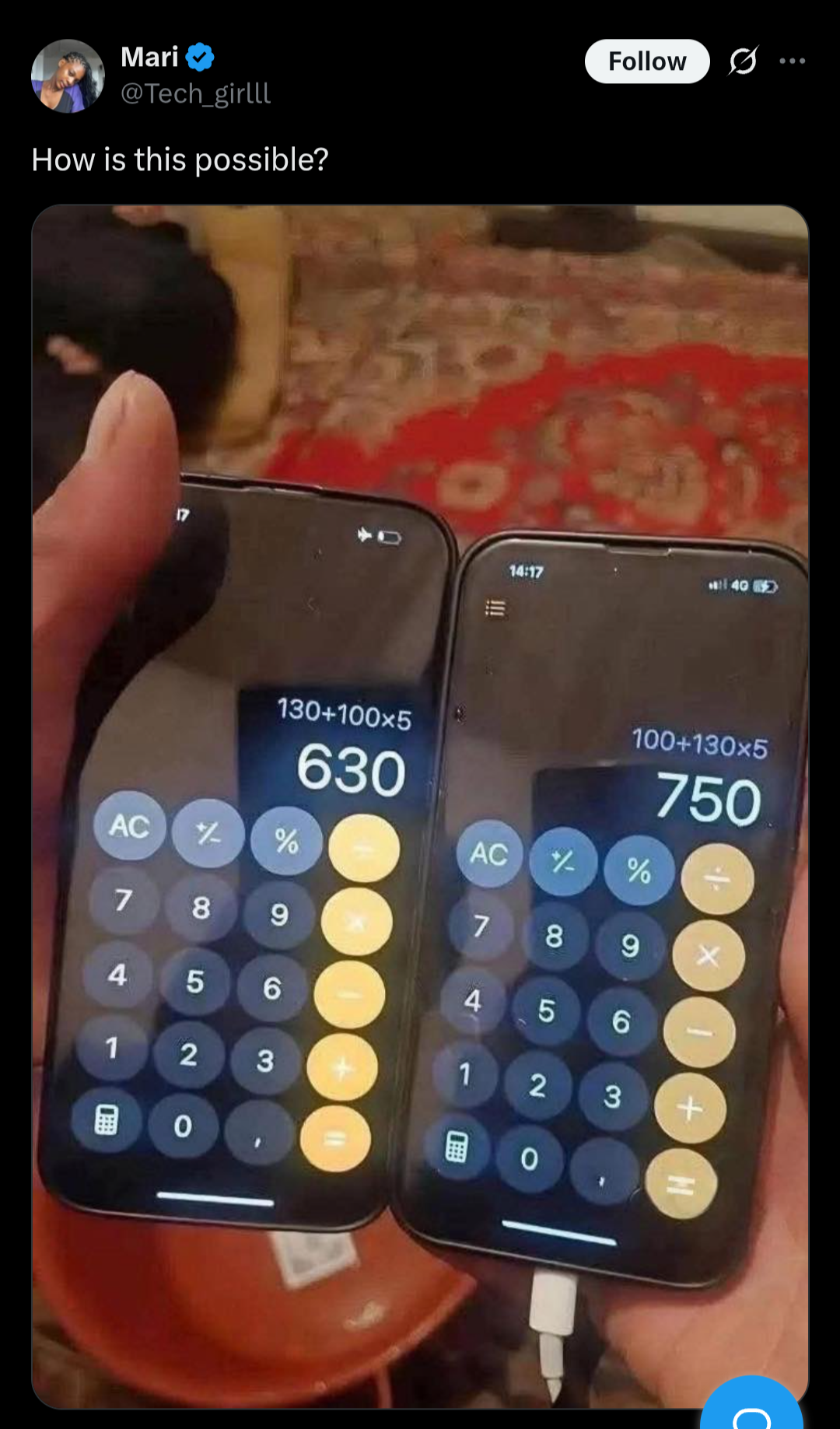 When Math Breaks The Matrix