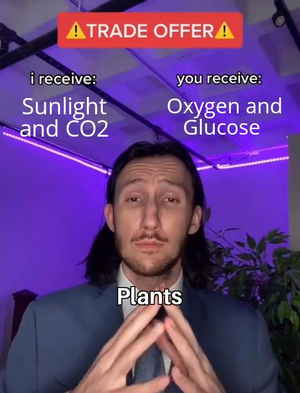 The Ultimate Biological Trade Deal