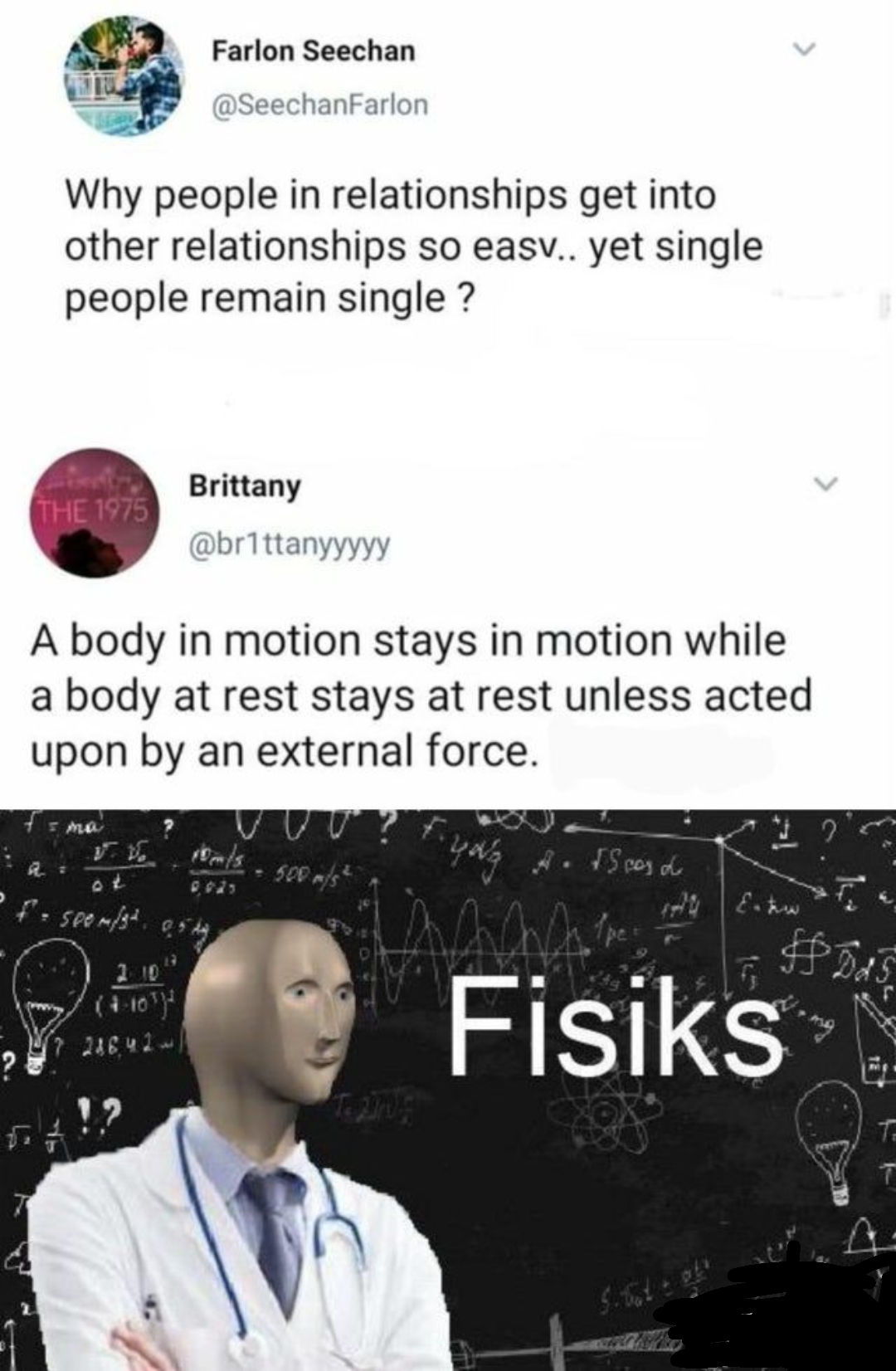 Newton's First Law Of Dating