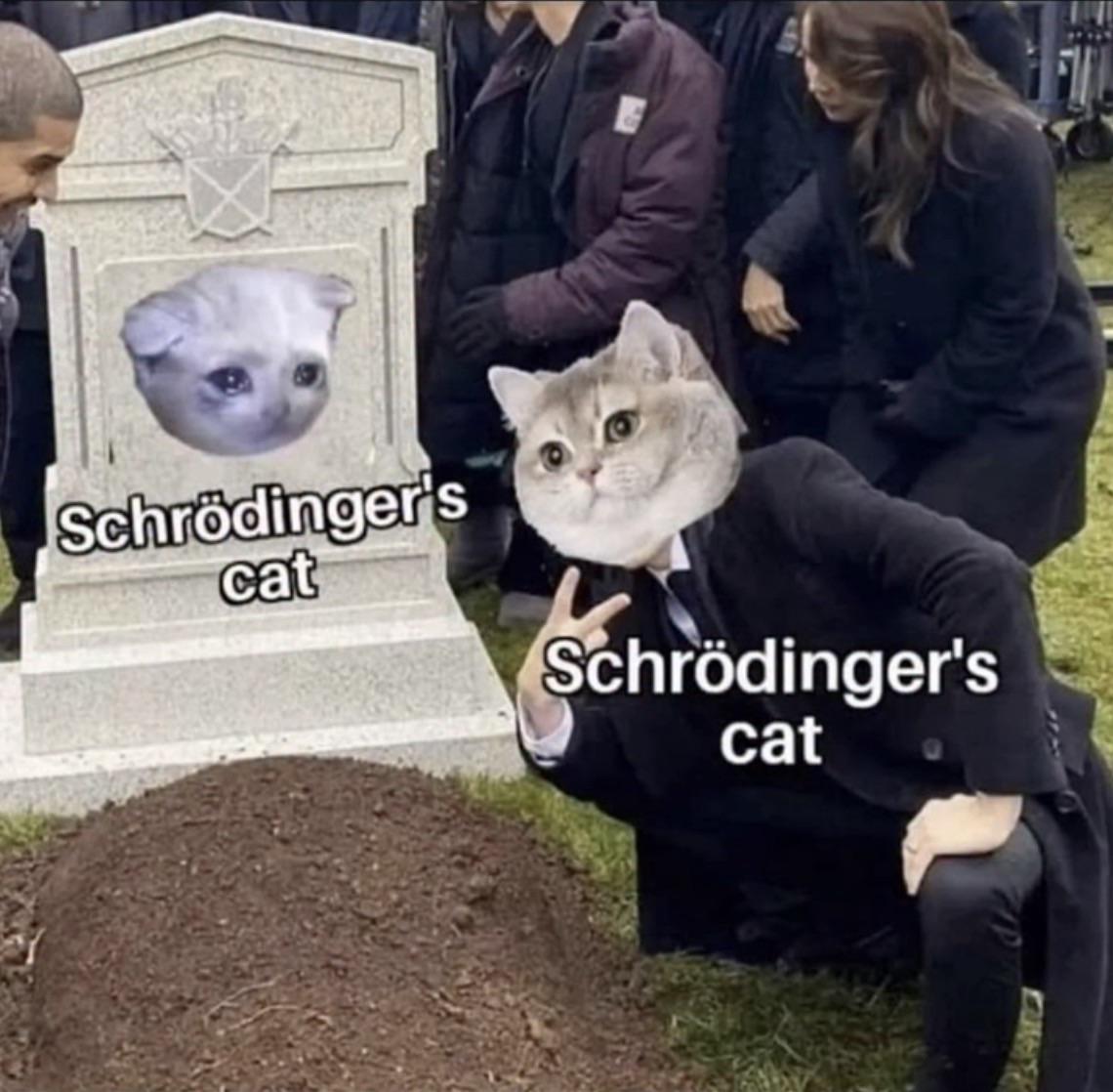 Quantum Funeral: Both Here And Not Here