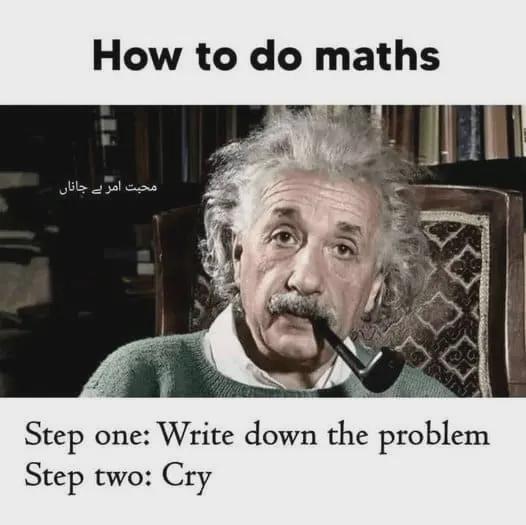 How To Do Maths: The Einstein Method