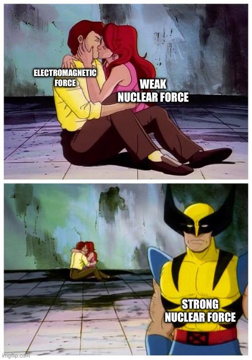 The Fundamental Forces Dating Game