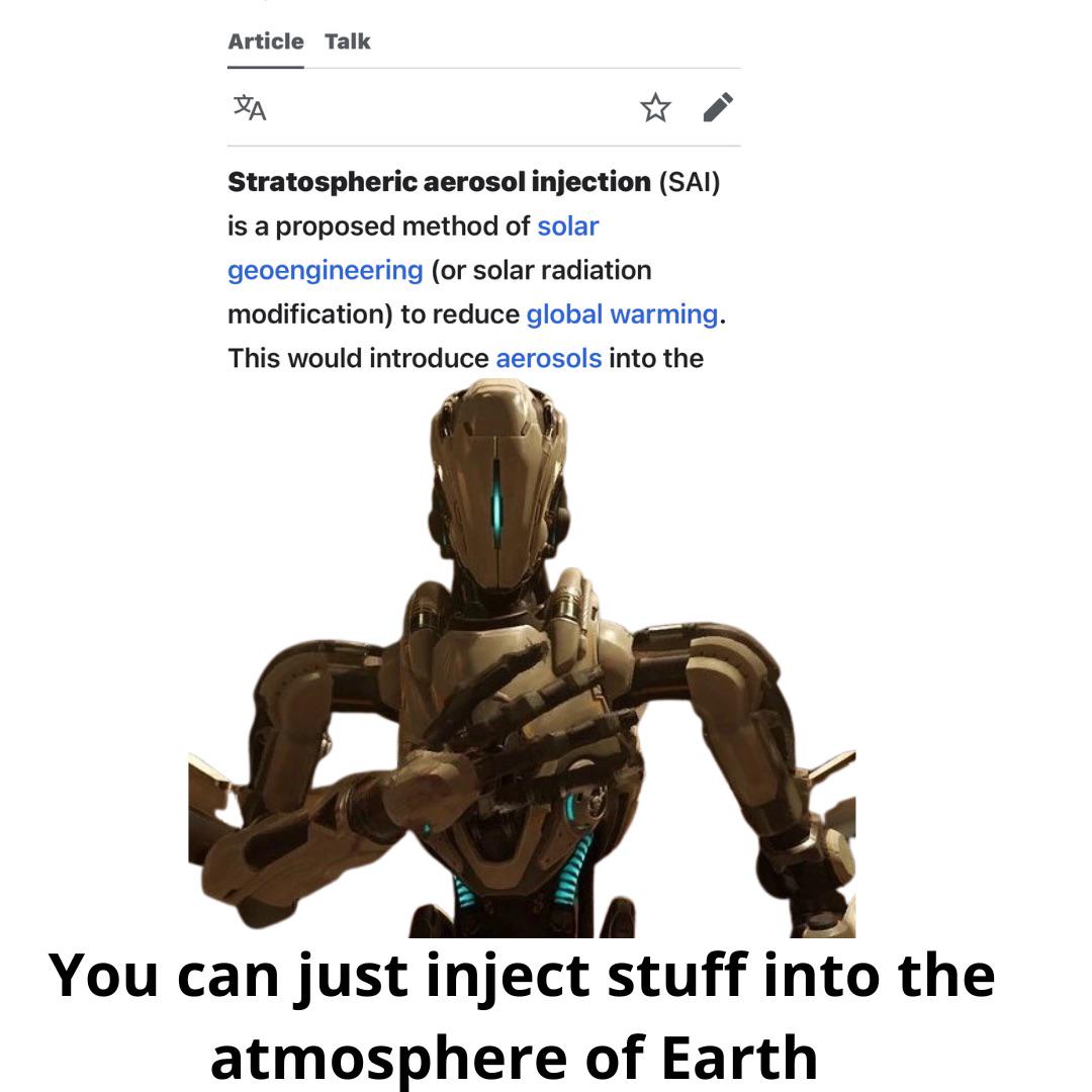 You Can't Just Refrigerate The Atmosphere