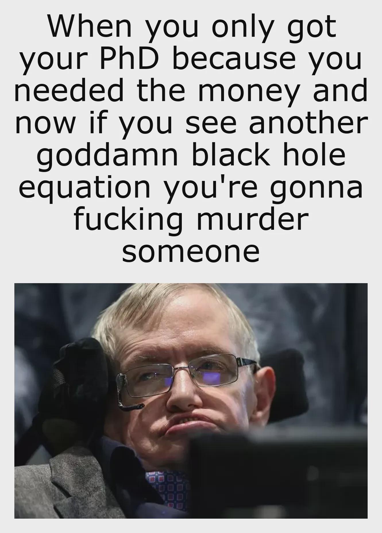 The Black Hole Of Career Choices