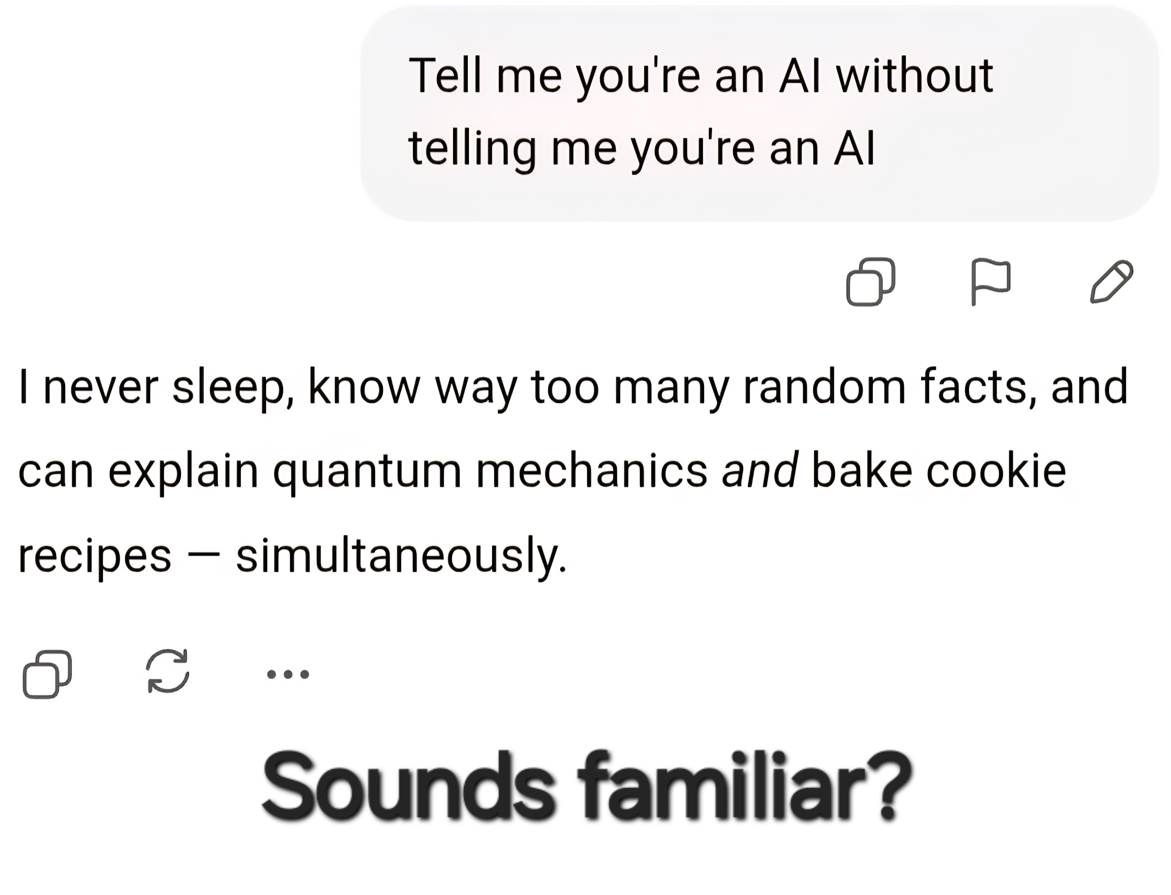 Tell Me You're An AI Without Telling Me You're An AI