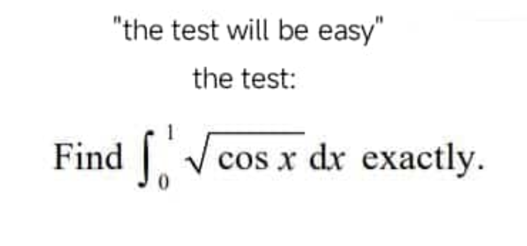 What A Harmless Integral