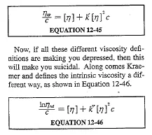 The Viscosity Equation Of Despair