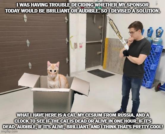 Nile Red: Today, I'm Going To Be Doing Something Felinous