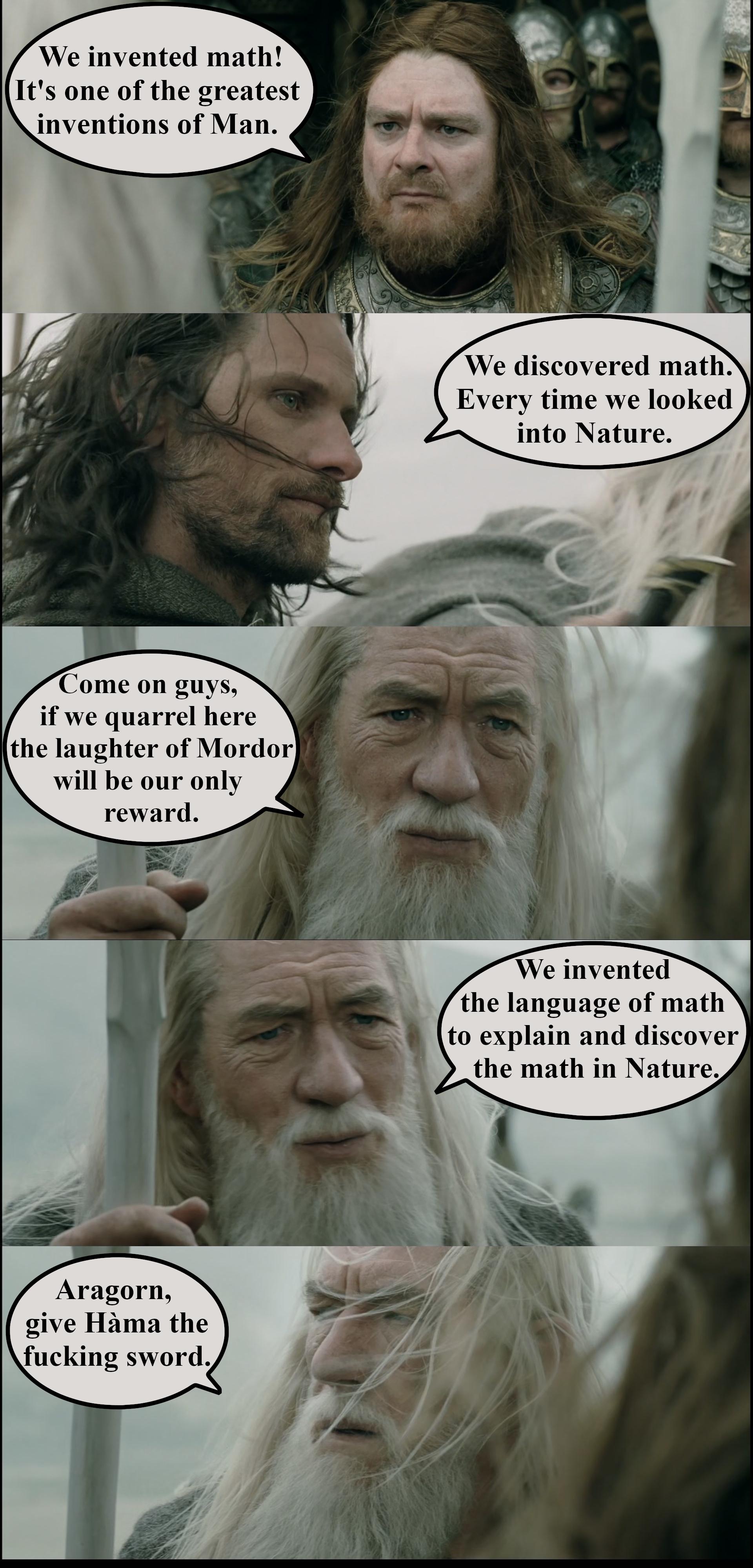 The Great Mathematical Philosophy Debate Of Middle Earth