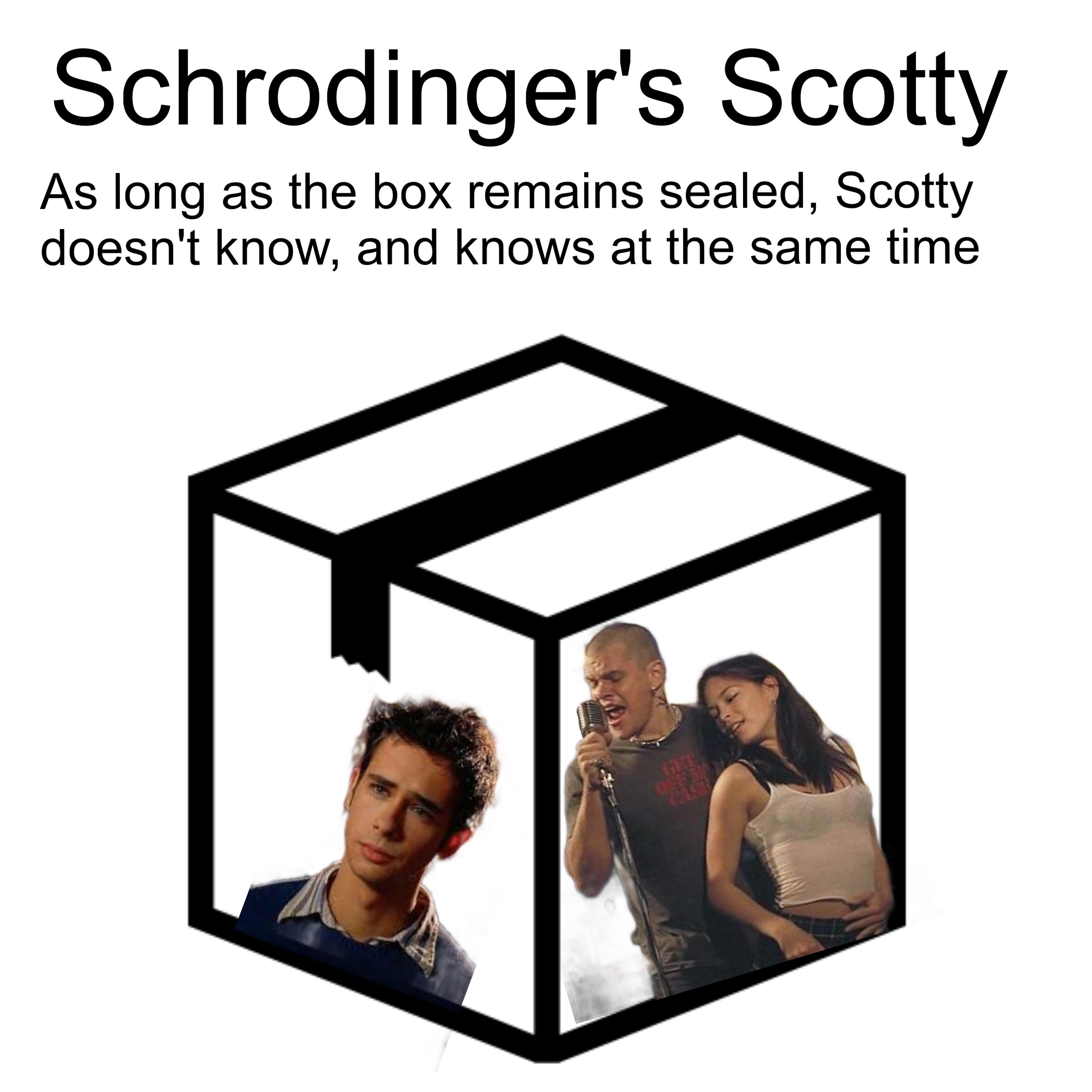 Schrödinger's Scotty: Quantum Relationship Status