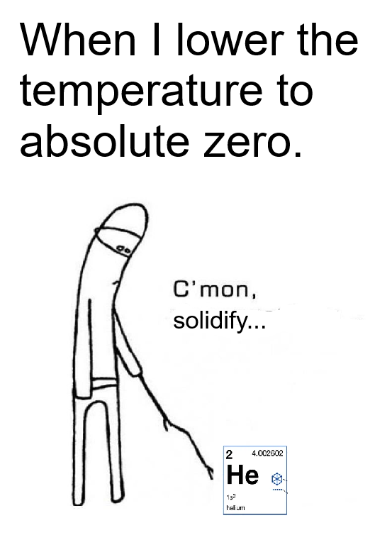 C'mon, Solidify... The Helium Rebellion