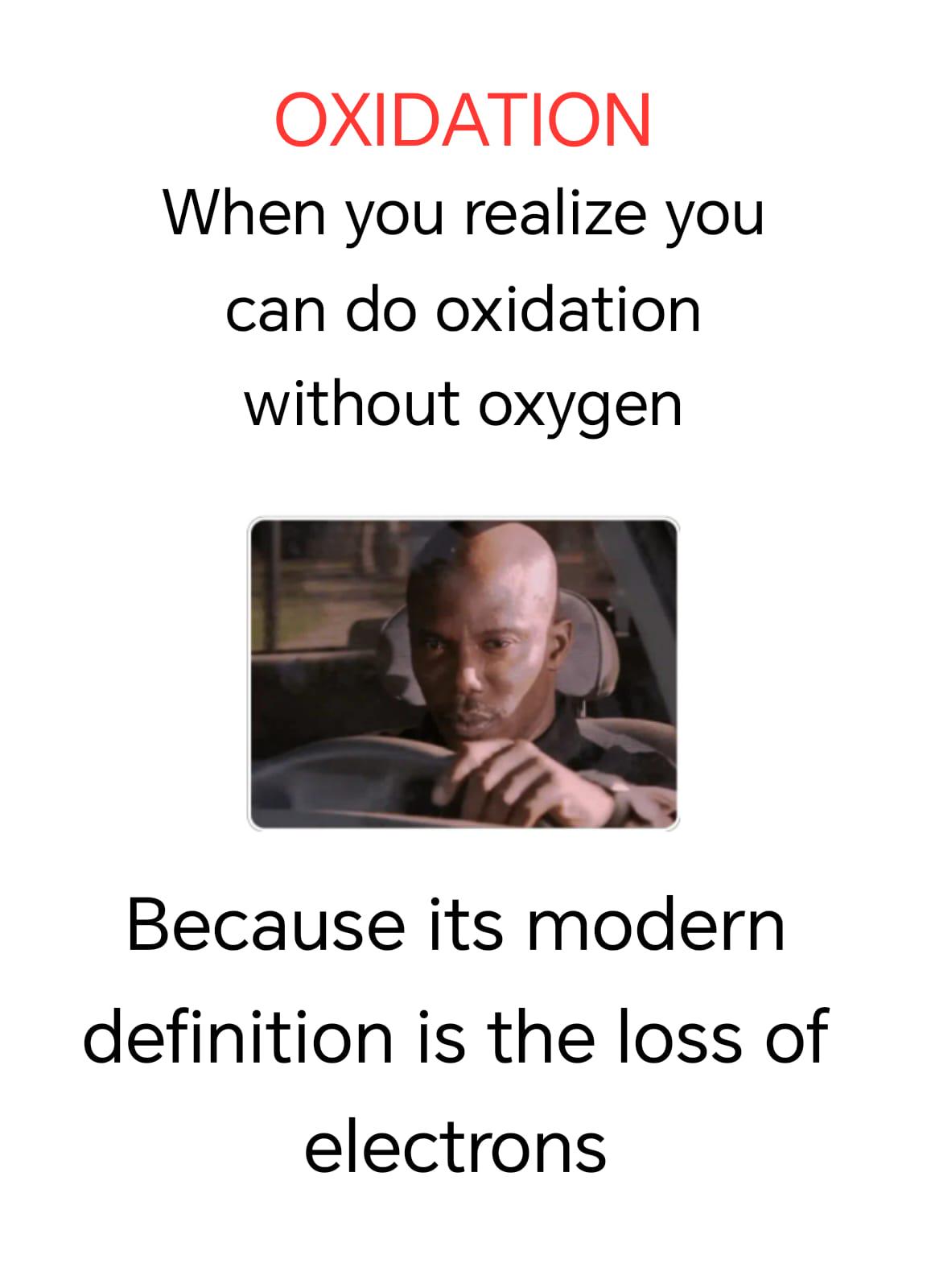 Oxidation: The Electron Heist